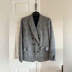 J. Crew Size 12 Black Pattern Blazer